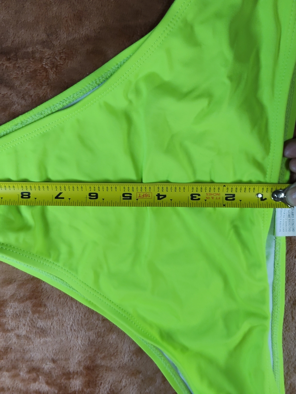 Neon Green Triangle String Bikini Set - Picture 5 of 5